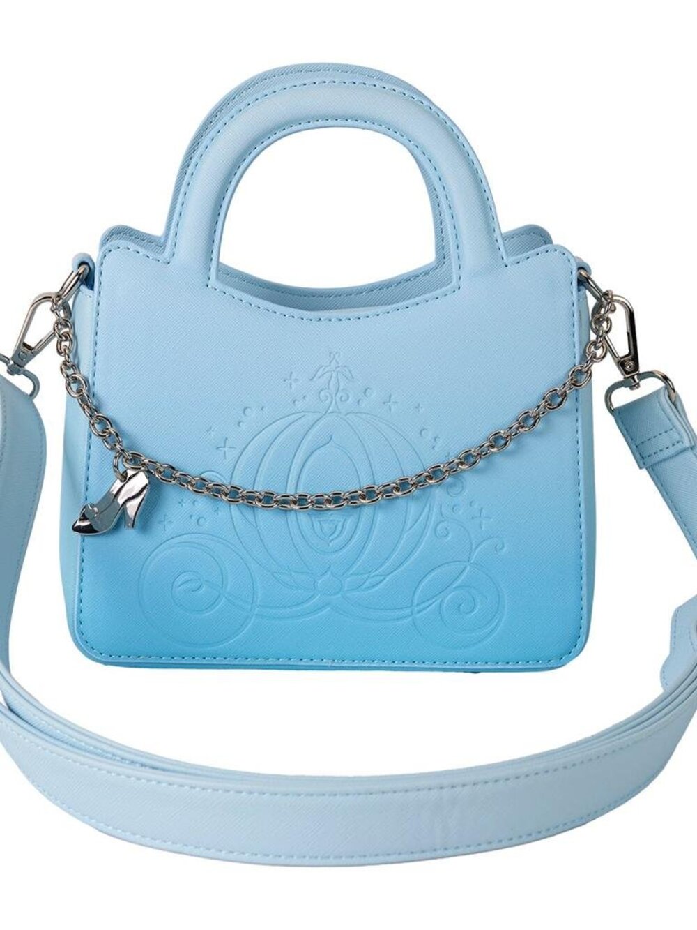 NWT Loungefly Cinderella 75th Anniversary Carriage Blue Crossbody Bag